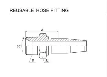 NPT чоловічий ремені шланг фітинги